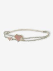 Girls-Accessories-Braided Headband with Heart Appliqués