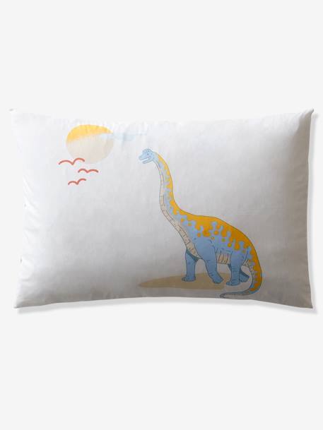 Jurassic Camp Bed Linen Set for Children printed white 