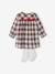 Chequered Dress & Matching Tights for Babies ecru 