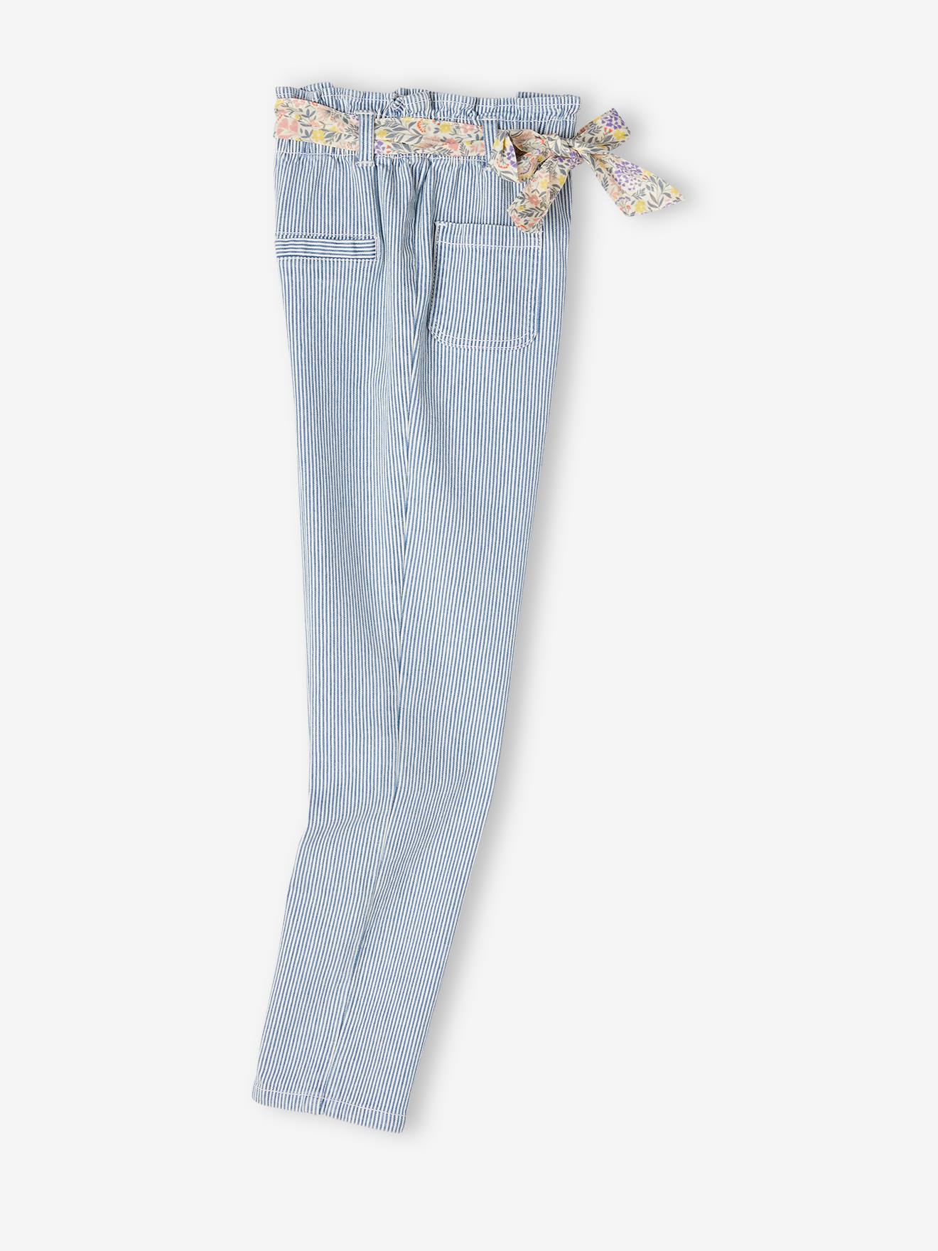 Baby blue best sale paper bag trousers