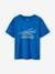 T-Shirt with 3D-Effect Motif, for Boys ecru+electric blue 