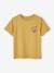 T-Shirt with Maxi Motif for Boys grey+mustard 