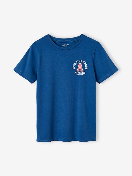 T-Shirt with Sports Motifs for Boys royal blue 