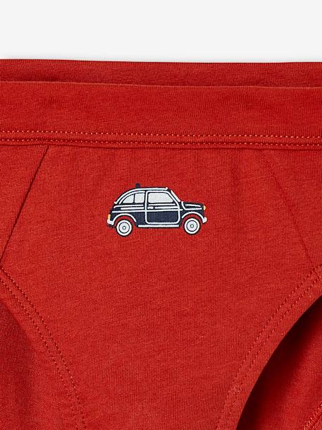 Pack of 7 Briefs, Cars, for Boys navy blue 