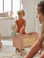 Toys-Dolls & Soft Dolls-Soft Dolls & Accessories-Doll Bed in FSC® Wood & Wicker, ADÈLE