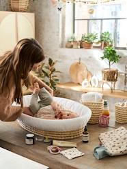 Nursery-Changing Mattresses & Nappy Accessories-Changing Basket in Corn Husks