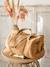 Changing Bag, Baby Roll in Plush Fabric BEIGE LIGHT SOLID 