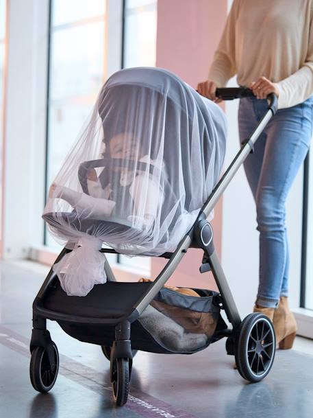 Mosquito Net for Pushchair & Extra Bed White 