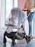 Mosquito Net for Pushchair & Extra Bed White 