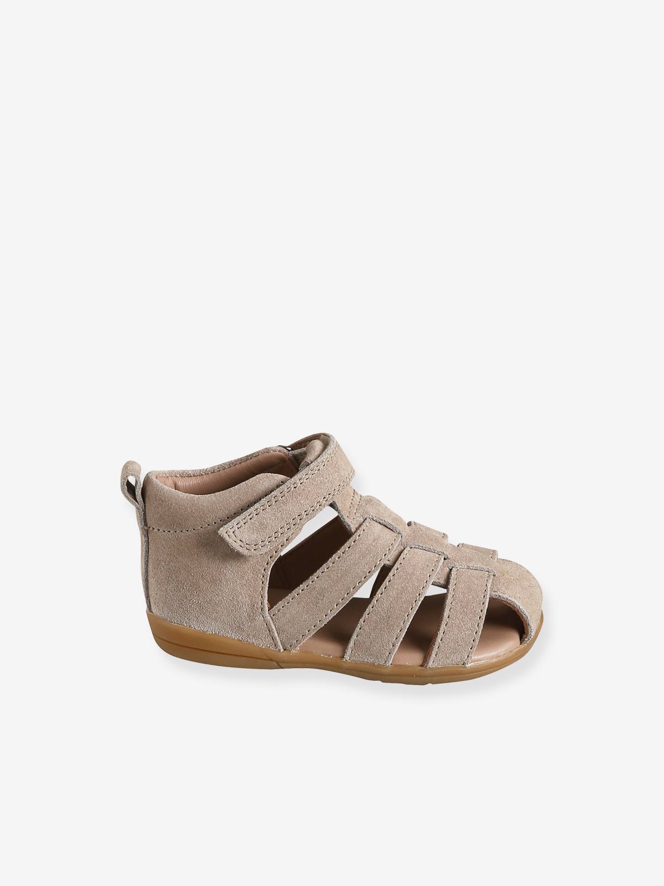 Beige closed hot sale toe sandals