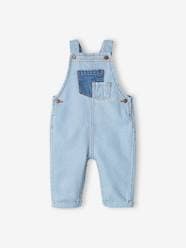 Baby-Denim Dungarees, Contrasting Pockets, for Babies