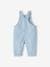 Denim Dungarees, Contrasting Pockets, for Babies bleached denim 