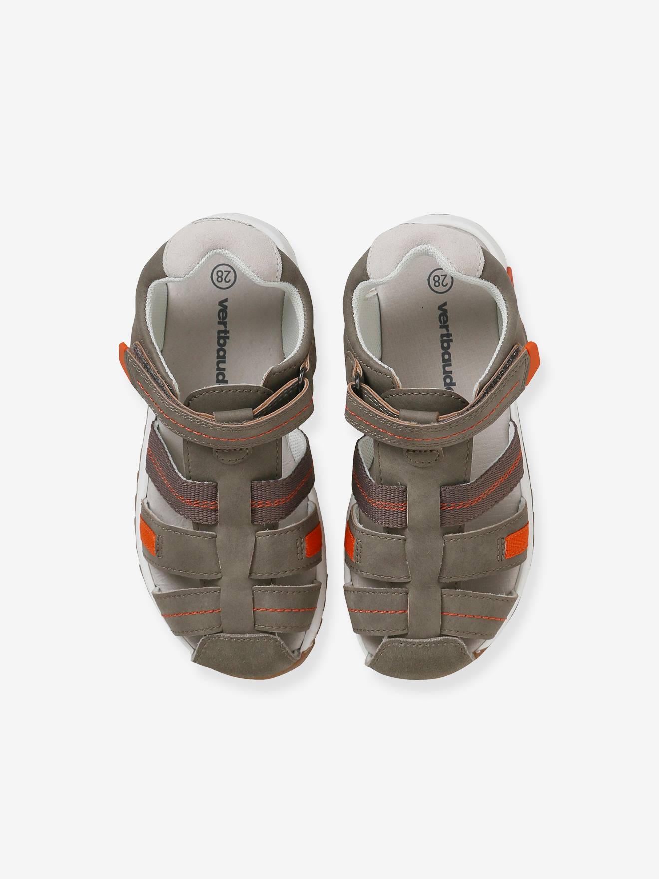 Grey closed hot sale toe sandals