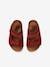 Leather Sandals with Touch-Fasteners, for Baby Boys BROWN MEDIUM ALL OVER PRINTED+printed beige+red 