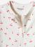 Pack of 2 Cherry Sleepsuits in Interlock Fabric for Baby Girls pale pink 