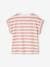 Striped T-Shirt for Girls striped pink 