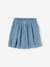 Coloured Skirt in Cotton Gauze, for Girls grey blue+pistachio+rose 