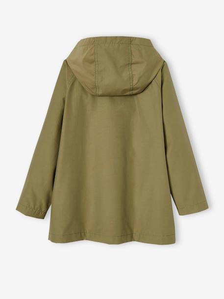 Hooded Trench Coat, Midseason Special, for Girls beige+khaki 