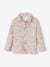 Padded Jacket with Floral Print for Girls ecru 