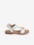 Leather Sandals for Girls, Designed for Autonomy white 