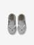 Canvas Slippers with Zip, for Babies striped grey 