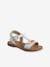 Leather Sandals for Girls, Designed for Autonomy white 