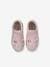 Canvas Slippers with Zip, for Babies striped pink 