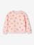 Sweatshirt with Fancy Motifs for Girls chambray blue+ecru+pale pink+red 