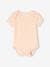 Pack of 3 Short Sleeve Bodysuits, Cutaway Shoulders, For Babies rosy apricot 