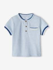 Baby-T-shirts & Roll Neck T-Shirts-T-Shirts-Piqué Knit Polo Shirt For Babies