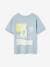 T-Shirt with Large Boat on the Back, for Boys sky blue 