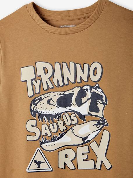 Dinosaur T-Shirt for Boys beige+night blue 