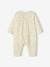 Wrap-Over Sleepsuit in Cotton Gauze, Special Opening for Newborn Babies ecru 