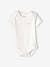 Pack of 3 'Heart' Bodysuits with Cutaway Shoulders for Babies ecru 