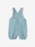 Cotton Gauze Dungarees, Lined, for Newborn Babies beige+bleached denim 