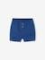 Pack of 2 Fleece Shorts, for Babies aqua green+royal blue 