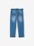 Cropped Denim Trousers with Bow for Girls double stone+stone 