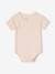 Pack of 5 Short Sleeve Bodysuits for Newborn Babies pale pink 