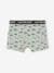 Pack of 3 Stretch Boxers for Boys, 'Digger' sage green 