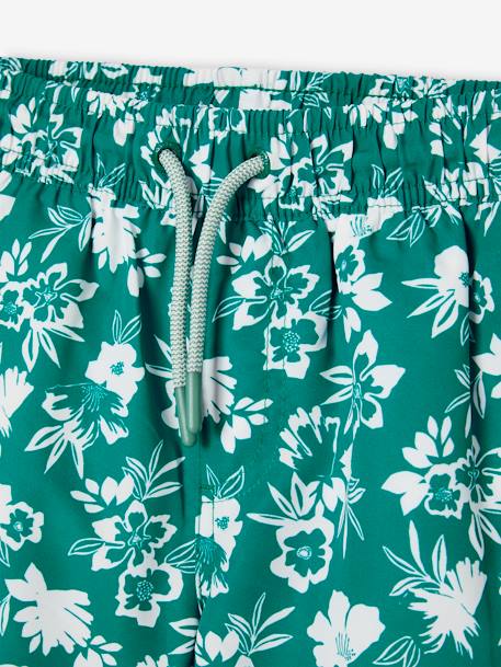 Printed Swim Shorts for Boys mint green 