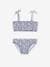 Floral Bikini for Girls blue 