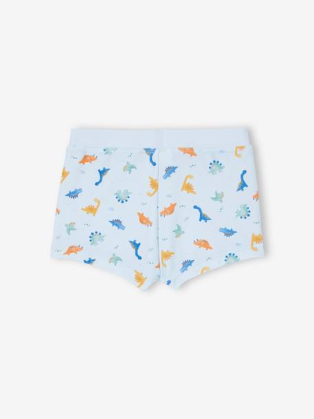 Swim Shorts with Dino Prints, for Baby Boys crystal blue 