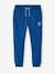 Athletic Joggers in Fleece for Boys anthracite+BLUE MEDIUM SOLID WITH DESIGN+chocolate+royal blue 
