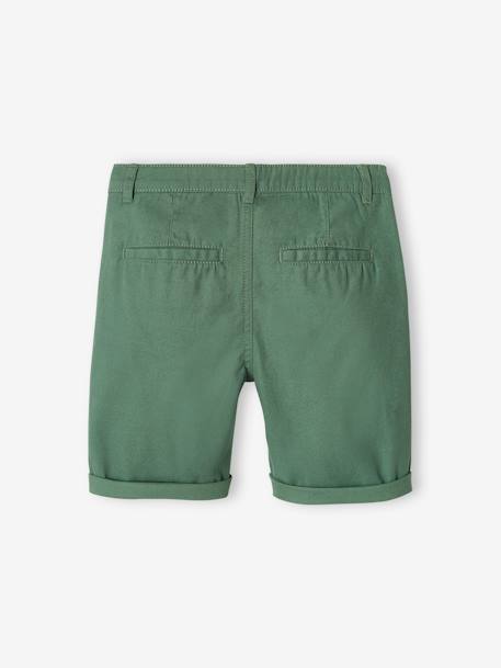 Chino Bermuda Shorts for Boys beige+BLUE MEDIUM SOLID WITH DESIGN+green+grey blue+red 