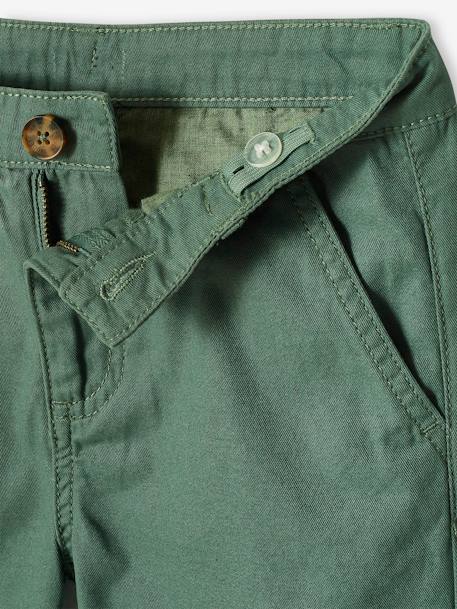 Chino Bermuda Shorts for Boys beige+BLUE MEDIUM SOLID WITH DESIGN+green+grey blue 