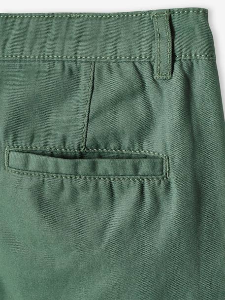 Chino Bermuda Shorts for Boys beige+BLUE MEDIUM SOLID WITH DESIGN+green+grey blue+red 