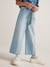 Wide Jeans & Cotton Gauze Belt, Ankle Length, for Girls double stone+stone 