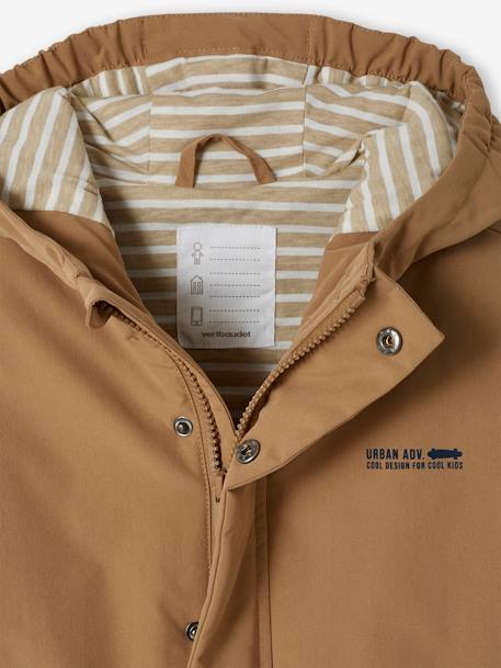 Lightweight Parka with Hood for Boys beige 