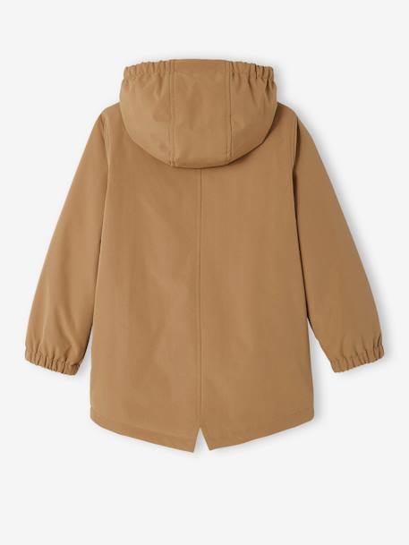 Lightweight Parka with Hood for Boys beige 