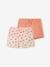 Pack of 2 Pyjama Shorts for Girls rose 